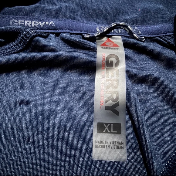 GERRY men’s navy blue quarter zip top size XL - Picture 4 of 4